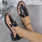 New Autumn Women’s Niche Design Color Block Slip-On Shoes