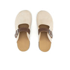 French retro slip-on flat sandals