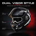 ADVANT X Carbon Adventure Helmet-DOT & ECE safety certified