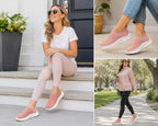 Solevana Knit Lightweight Breathable Sneakers – All-Day Comfort Walking Shoes 👟