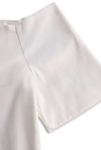 Sophisticated One-Shoulder Satin Blouse